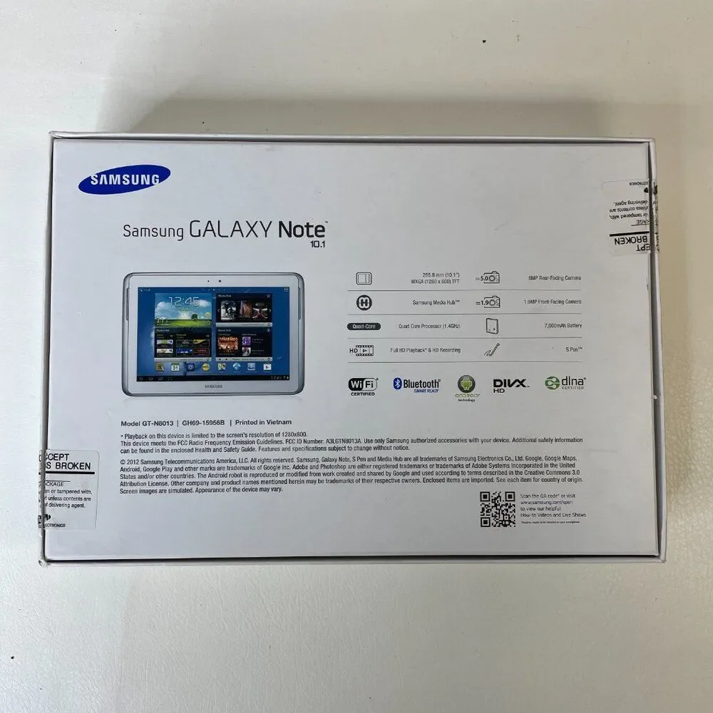 Empty Retail Box Samsung Galaxy 10.1